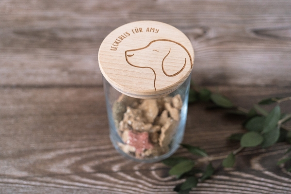 Vorratsglas Hund -personalisiert-